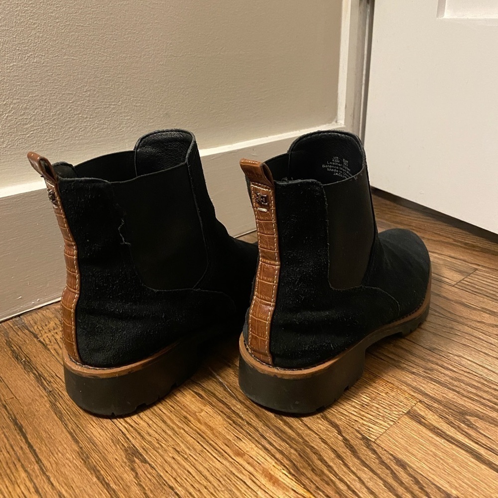 Sam Edelman | Jaclyn Boots Black Waterproof Suede | Great Condition - Picture 7 of 8